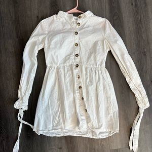 Misguided button up dress